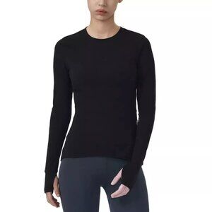 NWoT Spyder Active Women's Long Sleve Activewear Top Black Size L $50 2HL45